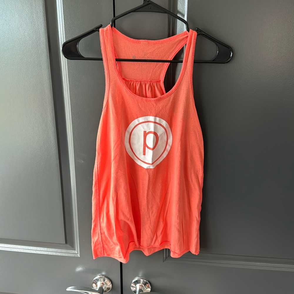 Small Orange Pure Barre Tank